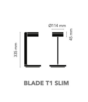 Blade T1 slim tafellamp Light Point