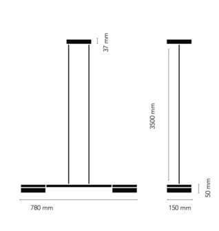 Blade S2 slim hanglamp Light Point