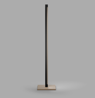 Inlay F1 linear black/gold vloerlamp Light Point