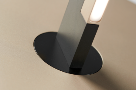 Inlay F1 linear black/gold vloerlamp Light Point