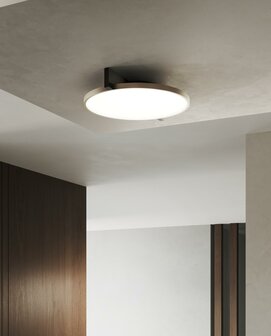 Inlay round C2 black/gold plafondlamp Light Point