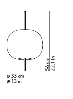 Kushi 33 suspension hanglamp KDLN