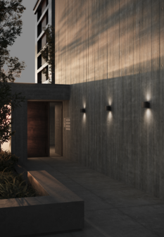 Mirage w2 outdoor wandlamp Light Point