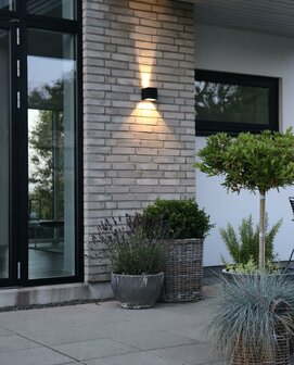 Cube up/down outdoor wandlamp Light Point