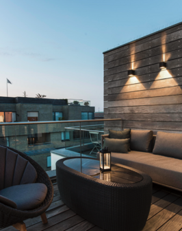 Cube up/down outdoor wandlamp Light Point