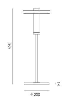 Beads table downlight tafellamp Tonone