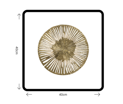 Le soleil small 40 cm wandlamp Pieter Adam 