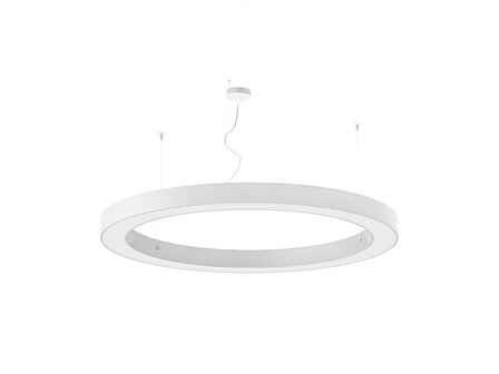 Silver ring 120 cm hanglamp Panzeri