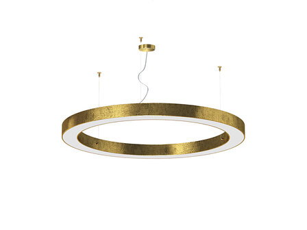 Silver ring 120 cm hanglamp Panzeri