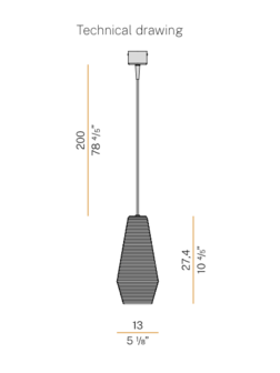 Olivia hanglamp Panzeri