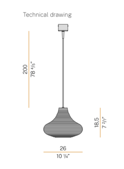 Emma hanglamp Panzeri