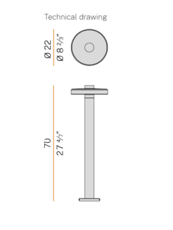 Venexia 70 cm outdoor vloerlamp Panzeri