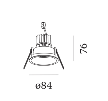 Deep 1.0 LED inbouwspot Wever &amp; Ducre 