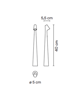 Africa 5585 portable tafellamp Vibia 