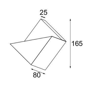 Impulse Square IP44 wall wandlamp Modular 