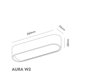 Aura W2 wandlamp Light Point