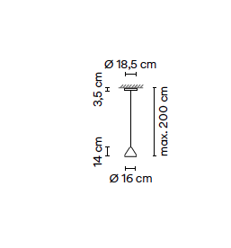 North 5660 hanglamp Vibia 