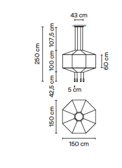 Wireflow 0299 hanglamp Vibia 