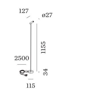 Match Floor 1.0 vloerlamp  Wever &amp; Ducre 