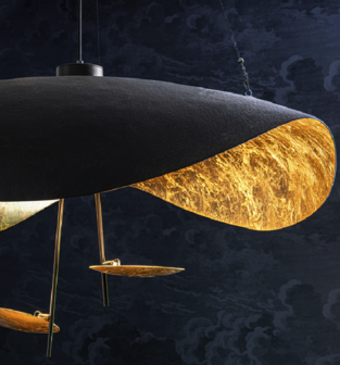 Lederam manta s2 hanglamp Catellani&amp;Smith