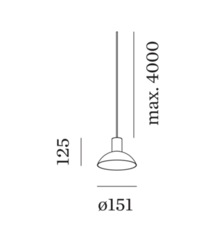 Odrey 1.7 gu10 hanglamp Wever &amp; Ducre 