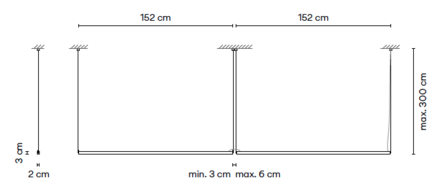 Stick solo 7365 hanglamp Vibia 