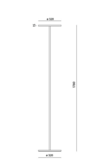 Athena vloerlamp Artemide
