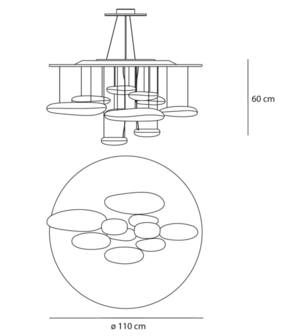 Mercury led suspension hanglamp Artemide