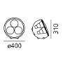 Yang LED vloerlamp Artemide