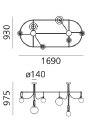 NH S5 Elliptic hanglamp Artemide