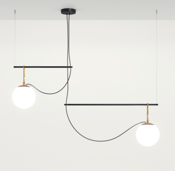 NH S3 2 Arms hanglamp Artemide