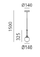NH 14 Suspension hanglamp Artemide