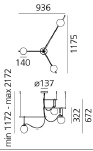 NH S3 14 Cluster hanglamp Artemide