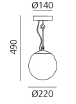 NH 22 Ceiling plafondlamp Artemide