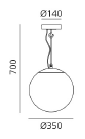 NH 35 Ceiling plafondlamp Artemide