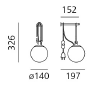 NH Wall wandlamp Artemide