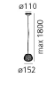 Meteorite 15 Suspension hanglamp Artemide