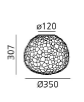 Meteorite 35 Wall/Ceiling wandamp Artemide