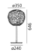 Meteorite 35 Table Stem tafelamp Artemide