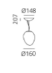 Stellar Nebula 16 hanglamp Artemide