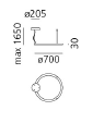 Ripple 70 Suspension hanglamp Artemide