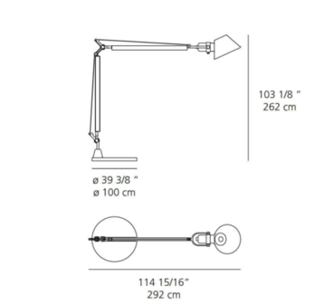 Tolomeo XXL LED Fixed outdoor vloerlamp Artemide