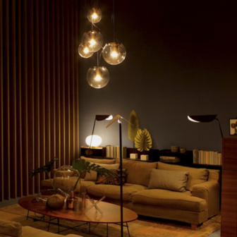 The globe 827 hanglamp Oluce  