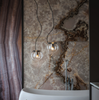 The globe 827 hanglamp Oluce  