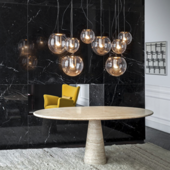 The globe 827 hanglamp Oluce  
