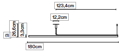 Ambrosia 180 driver inbouw hanglamp Marset
