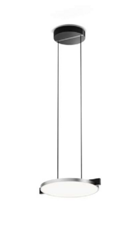 Inlay S2 disc black/silver hanglamp Light Point