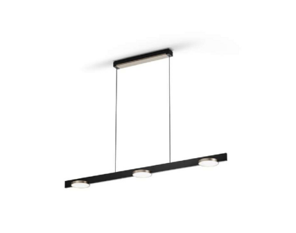 Inlay S1250 disc black/gold hanglamp Light Point