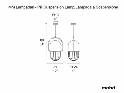 Pill hanglamp MM Lampadari - Outlet