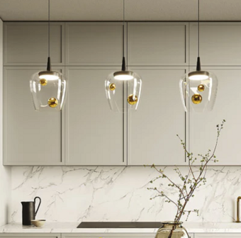 Bilia &Oslash; 27&nbsp;cm 230V Pendant Black hanglamp Zafferano 